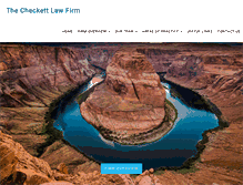 Tablet Screenshot of checkett-law.com
